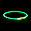 Lichtgevende Halsband Usb Flash Light Oplaadbaar Tpu Groen 40X0,8 Cm