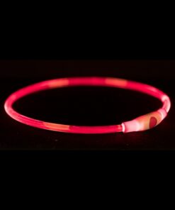 Lichtgevende Halsband Usb Flash Light Oplaadbaar Tpu Multi 40X0,8 Cm