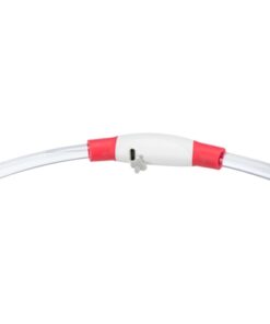Lichtgevende Halsband Usb Flash Light Oplaadbaar Tpu Rood 65X0,8 Cm