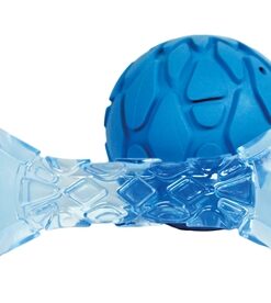 Puppy Bot En Bal Blauw 11X4,5X2 Cm / 7X7X7 Cm