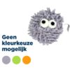 Bal Gezicht Met Ratel Assorti 6X5X4 Cm
