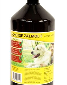 Diertotaal Zalmolie Naturel Met Pompje 1 Ltr