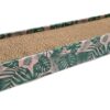 Krabplank Homedecor Textuur Bladeren Groen 48X12,5X5 Cm