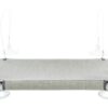 Kattenmand Hangmat Raam Velours Grijs 50X30 Cm