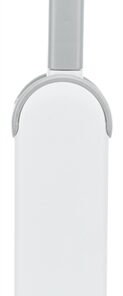 Harenpluizenborstel Met Reinigingsstation Wit / Grijs 33 Cm