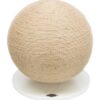 Krabpaal Bal Op Voet Jute / Hout 29X29X31 Cm