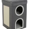 Krabpaal Cat Tower Saul Grijs 39X39X64 Cm