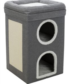 Krabpaal Cat Tower Saul Grijs 39X39X64 Cm