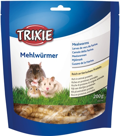Meelwormen Gedroogd 200 Gr 5 St