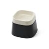 Ergo Cube Drinkbak Creme / Zwart 22X22X16 Cm