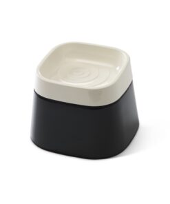 Ergo Cube Drinkbak Creme / Zwart 22X22X16 Cm