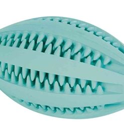 Denta Fun Rugby Bal Rubber Muntsmaak 11Cm 3St