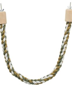 Touw-Zitstok Flexibel Met Schroefbevestiging 37X1,6 Cm 3 St