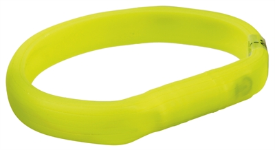 Lichtgevende Halsband Hond Flash Usb Silicone Groen 70X1,8 Cm 2 St