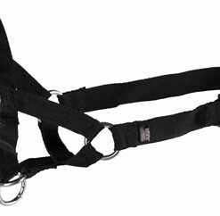 Hondentuig Top Trainer Anti-Trek Tuig Zwart S 35-42 Cm