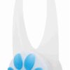 Flasher Poot Wit / Blauw 2,4X2,4X8 Cm 4 St
