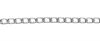 Hondenriem Ketting Met Nylon Handvat Zwart 100X0,3 Cm