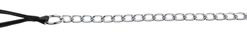 Hondenriem Ketting Met Nylon Handvat Zwart 100X0,4 Cm