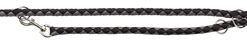 Hondenriem Cavo Verstelbaar Zwart / Grijs 200X1,8 Cm