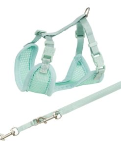 Junior Puppytuig Soft Met Riem Mintgroen 26-34X1 Cm  / 2 Mtr
