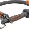 Halsband Hond Be Nordic Halfslip Donkergrijs / Bruin 35X0,6 Cm