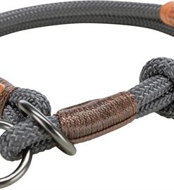 Halsband Hond Be Nordic Halfslip Donkergrijs / Bruin 35X0,6 Cm