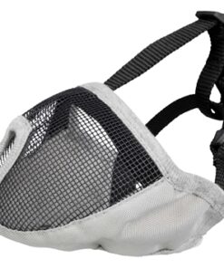 Muilkorf Voor Rassen Met Platte Neus Polyester Grijs S-M 40 Cm 2 St