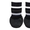 Hondensokken Anti-Slip Met Rubberlaag Rondom Zwart Xl 2 St