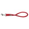 Hondenriem Premium Korthouder Rood 37X2,5 Cm