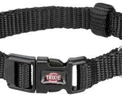Halsband Hond Premium Zwart 22-35X1 Cm
