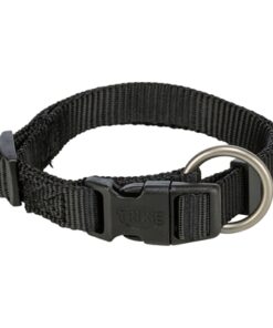 Halsband Hond Premium Zwart 30-45X1,5 Cm