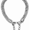 Halsband Hond Half-Slip Ketting Met 2 Rijen 65X0,25 Cm