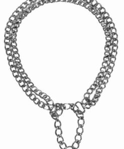 Halsband Hond Half-Slip Ketting Met 2 Rijen 65X0,25 Cm