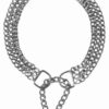 Halsband Hond Half-Slip Ketting Met 3 Rijen 65X0,25 Cm
