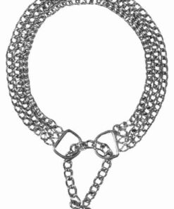 Halsband Hond Half-Slip Ketting Met 3 Rijen 65X0,25 Cm