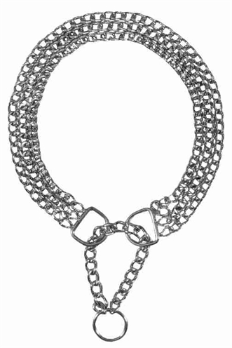 Halsband Hond Half-Slip Ketting Met 3 Rijen 65X0,25 Cm