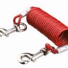 Aanleglijn Met Spiraalkabel Rood 5 Mtr