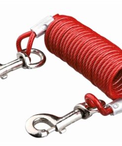 Aanleglijn Met Spiraalkabel Rood 5 Mtr