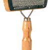 Slickerborstel Hout / Metalen Pinnen 18X10 Cm 3 St