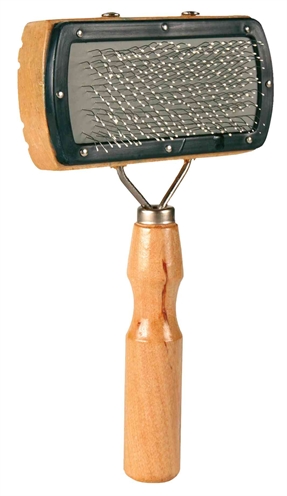 Slickerborstel Hout / Metalen Pinnen 18X10 Cm 3 St