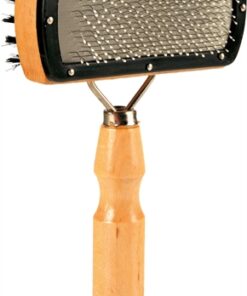Slickerborstel Dubbelzijdig Nylon Haren / Metalen Pinnen 18X10 Cm 3 St