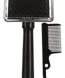 Slickerborstel Houten Greep / Metalen Pinnen Assorti 13X6 Cm 3 St