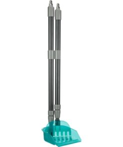 Vuilblik Met Hark Grijs / Blauw 57-102 Cm