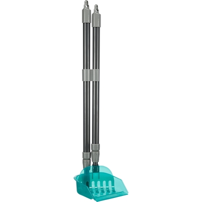 Vuilblik Met Hark Grijs / Blauw 57-102 Cm