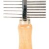 Kam 2-Zijdig Middel / Grof Hout / Metalen Tanden 17 Cm 3 St