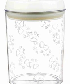 Voorraadpot Kunststof Transparant / Wit 1,5 Ltr 17,5 Cm