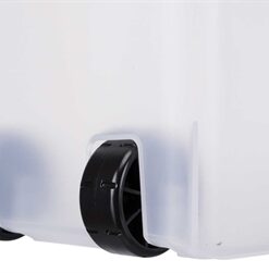 Voerton Luchtdicht Afsluitbaar Kunststof Transparant Wit / Wit 40 Ltr 26,5X44,5X61,5 Cm