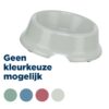 Voer / Waterbak Lichtgewicht Kunststof Assorti 14X14 Cm 500 Ml 4 St