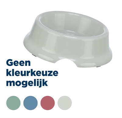 Voer / Waterbak Lichtgewicht Kunststof Assorti 14X14 Cm 500 Ml 4 St