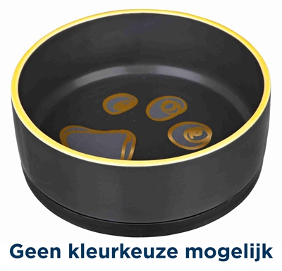 Voerbak Jimmy Keramiek / Rubberrand Assorti 16X16 Cm 750 Ml